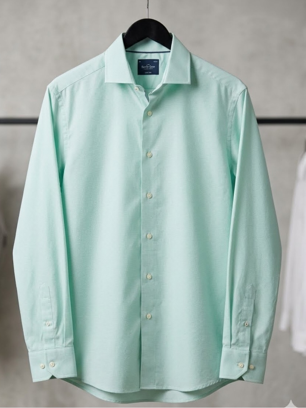 Tailored Mint Green Dress Shirt by Saville Row